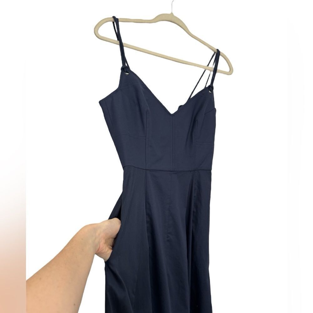 NEW LA LIGNE Evelyn Dress in Midnight dark blue - Picture 11 of 13